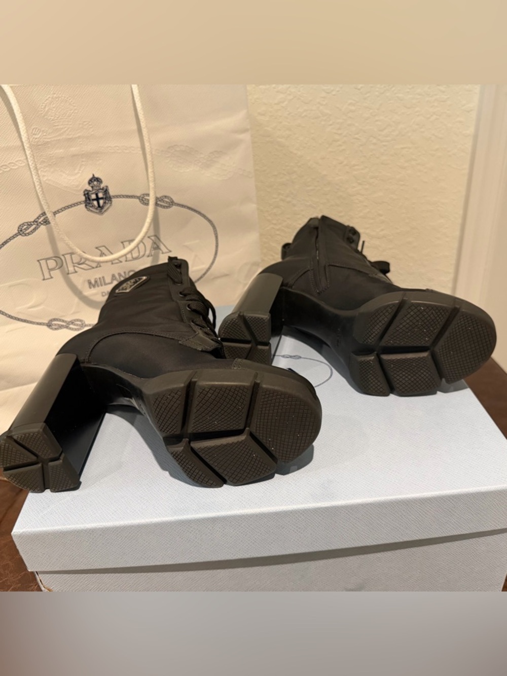 Like New Prada Nylon Boots - Picture 12 of 15